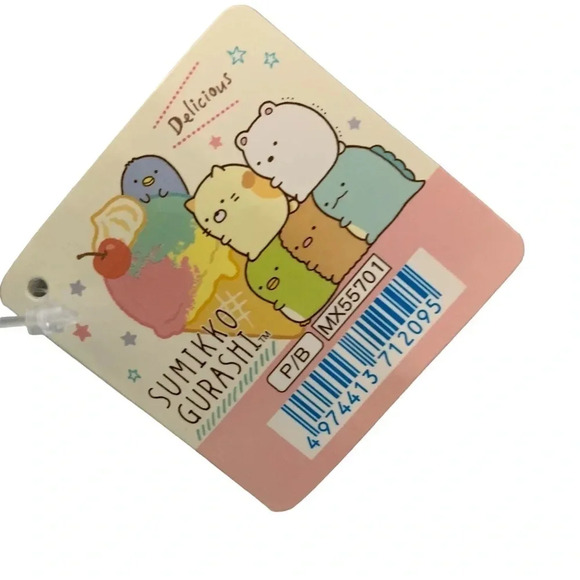 San-X Japan Sumikko Gurashi Ebifurai no Shippo Pen Pen ice cream Plush - Picture 3 of 3